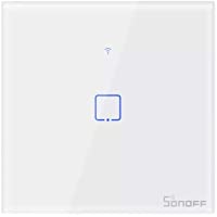 Interruptor Mural para Luces Inalámbrico Wi-Fi Inteligente- Interruptor de Pared 1-2-3 Gang TX Series Interruptor de luz…